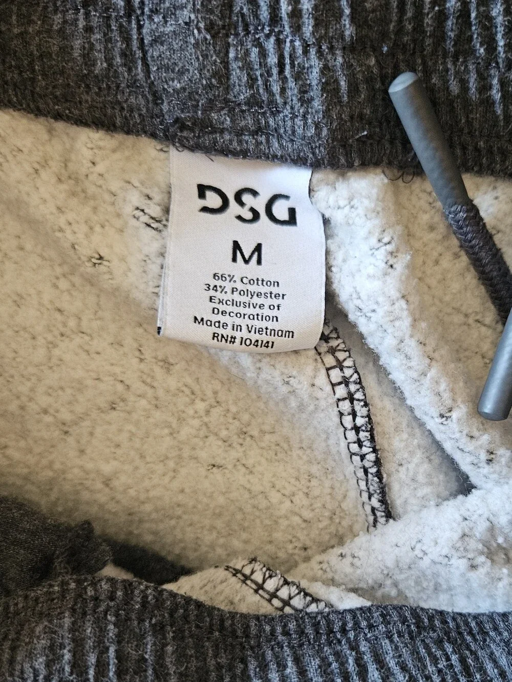 DSG Dark Charcoal Fleece Joggers Medium